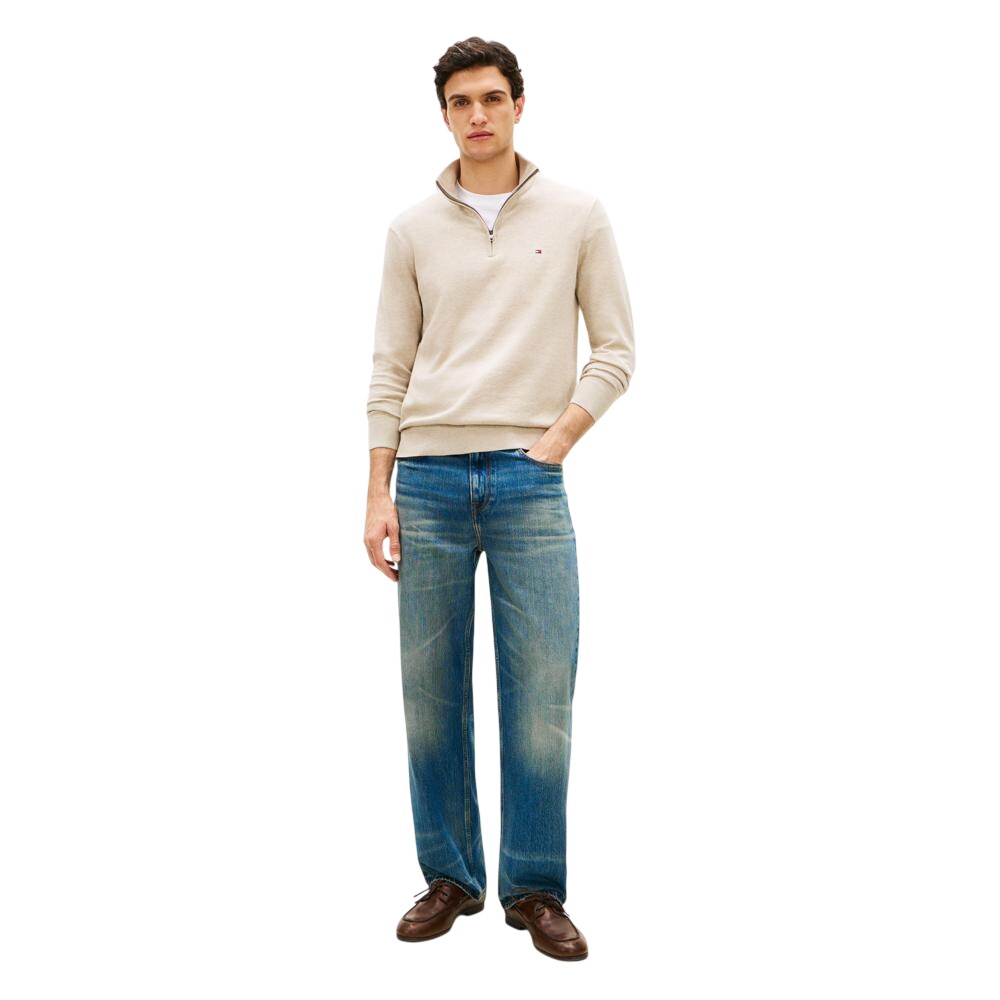 Tommy Hilfiger Half-Zip Mock Neck Jumper